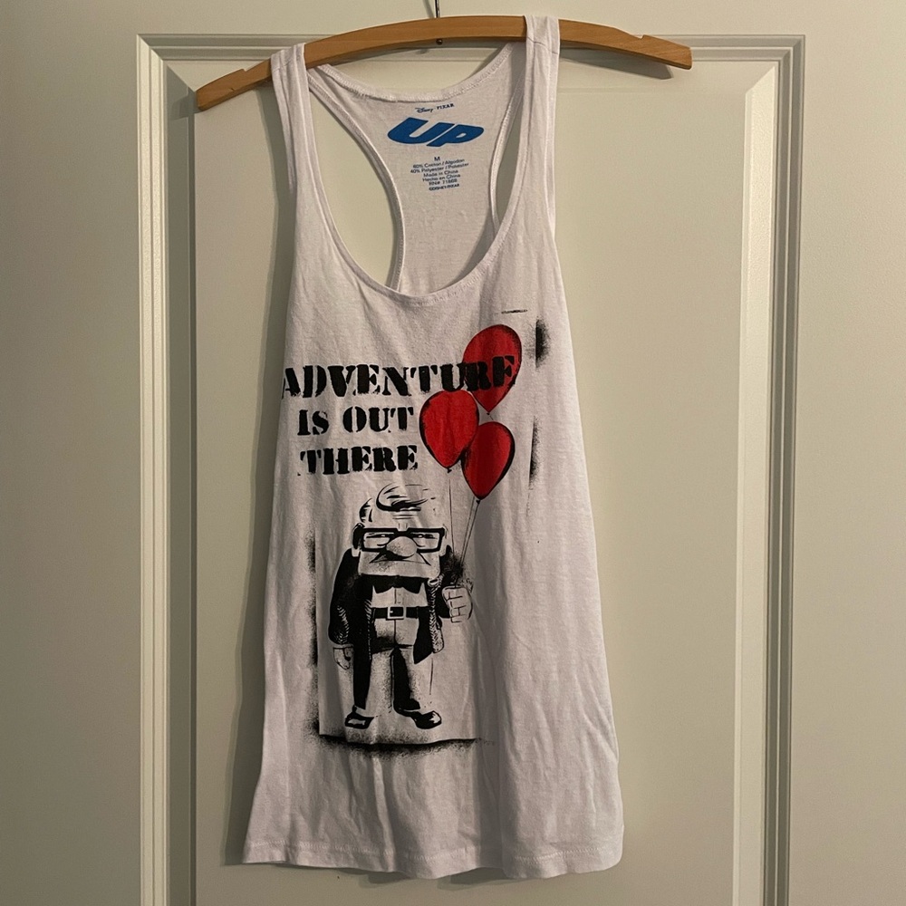 Disney Pixar UP White Tank Top